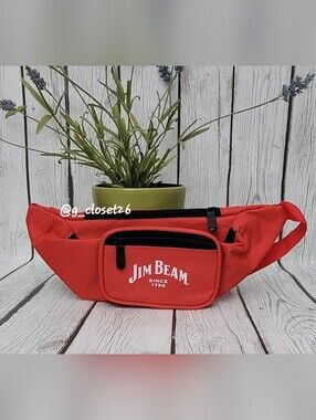 Jim Beam Red Waist Bag - Compact Hands-Free Carry